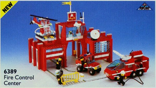 Afbeeldingen van LEGO Classic Town 6389 Fire Control Center- met beschadigde doos