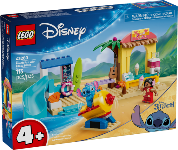Afbeeldingen van LEGO Disney 43280 Strandplezier met Lilo en Stitch