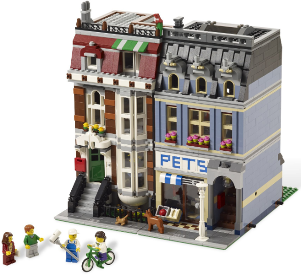 Afbeeldingen van LEGO Creator Expert 10218 Dierenwinkel - 2de hands met doos