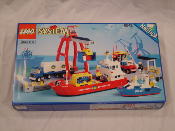 Afbeeldingen van LEGO Classic Town 6542 Lanceer- en laadhaven- 2de hands met doos