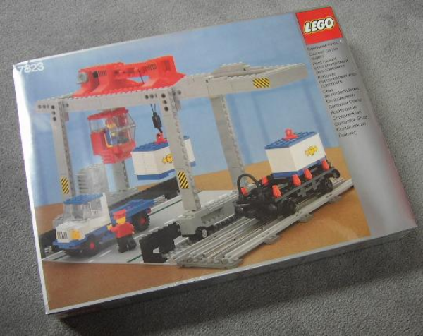 Afbeeldingen van LEGO Classic Town 7823 Container kraan depot- 2de hands met doos