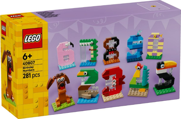 Afbeeldingen van LEGO Classic 40807 Verjaardagscijfers