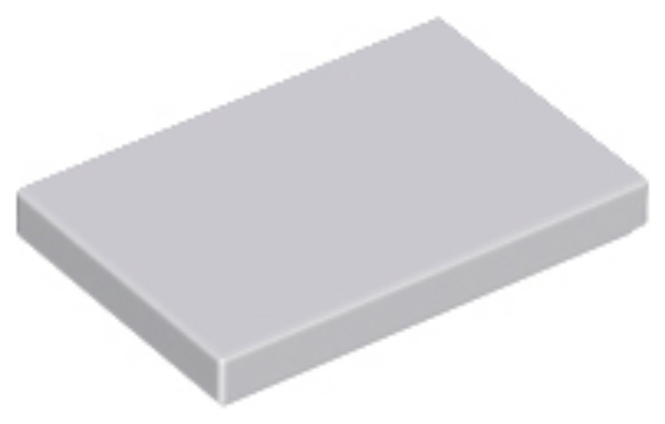 Afbeeldingen van Tegel 2x3- lichtgrijs- 26603- 10 stuks