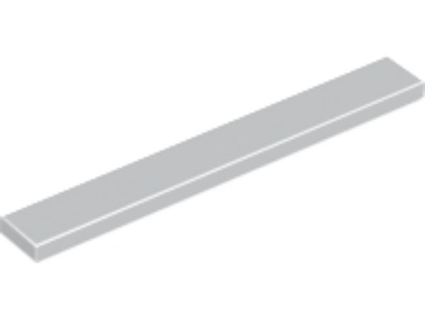 Afbeeldingen van Tegel 1x8- lichtgrijs- 4162- 10 stuks