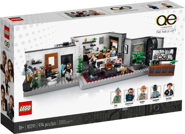 Afbeeldingen van LEGO ICONS 10291 Queer Eye – De Fab 5 loft 