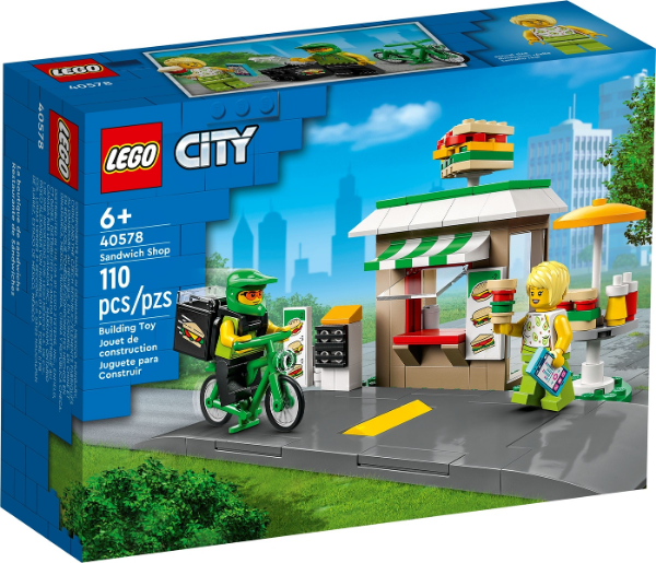 Afbeeldingen van LEGO City 40578 Sandwich winkel snackbar 