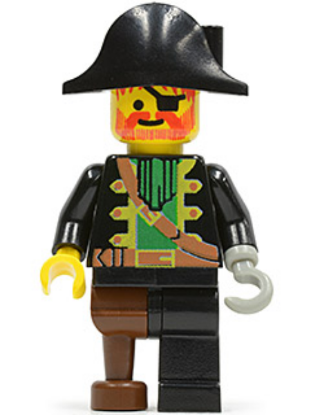 Afbeeldingen van Captain Red Beard - Plain Pirate Hat-pi002- Pirates