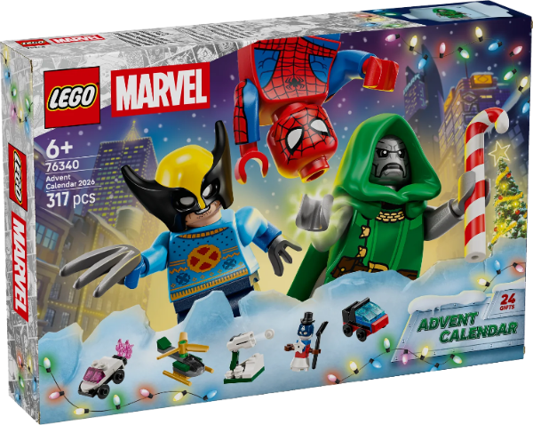 Afbeeldingen van LEGO Marvel 76340 Adventskalender 2026