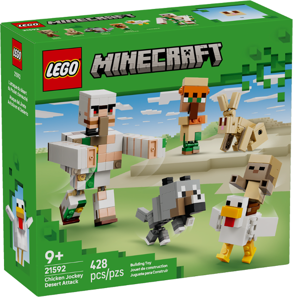 Afbeeldingen van LEGO Minecraft 21592 Kipberijder Woestijnaanval