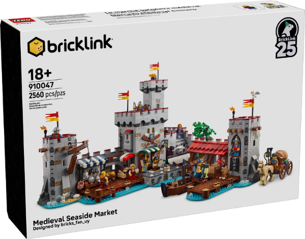 Afbeeldingen van LEGO Bricklink 910047 Medieval Seaside Market
