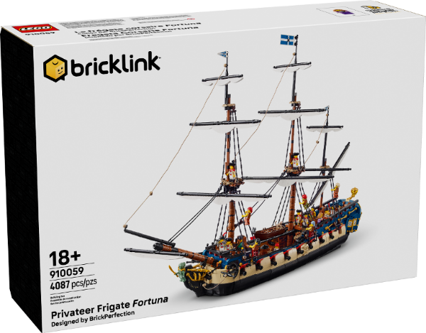 Afbeeldingen van LEGO Bricklink 910059 Privateer Frigate Fortuna